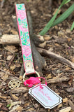 Featured in "Coming in Hot" Lilly Pulitzer Printed Leatherette Key Ring