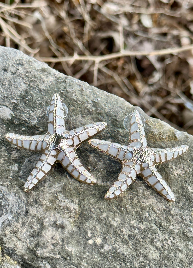 Sunny Starfish Drop Earrings