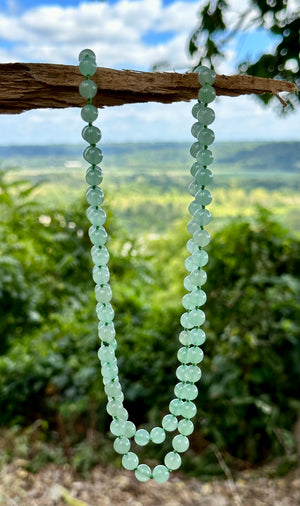 Green Aventurine Beaded Endless Necklace