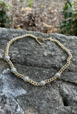 Rebecca Minkoff Pave Station Chain Necklace