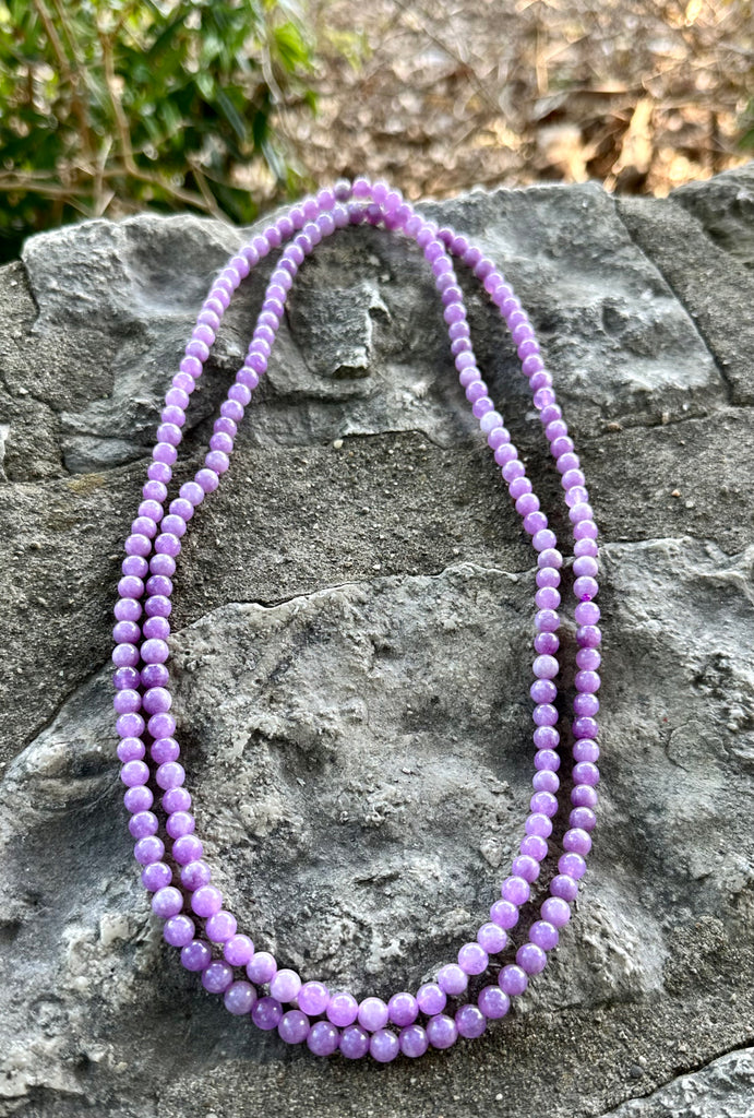 Amethyst Endless Beaded Necklace