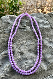 Amethyst Endless Beaded Necklace