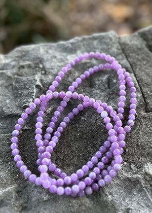 Amethyst Endless Beaded Necklace