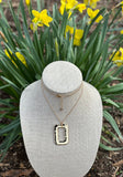 Geometric Pendant Long Necklace
