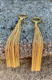 Vince Camuto Museum Huggie Tassel Linear Earrings