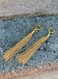 Vince Camuto Museum Huggie Tassel Linear Earrings
