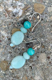 Barse Hint of Mint Sterling Silver & Jasper Earrings