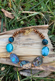 Earthly Sparkle Abalone Toggle Bracelet