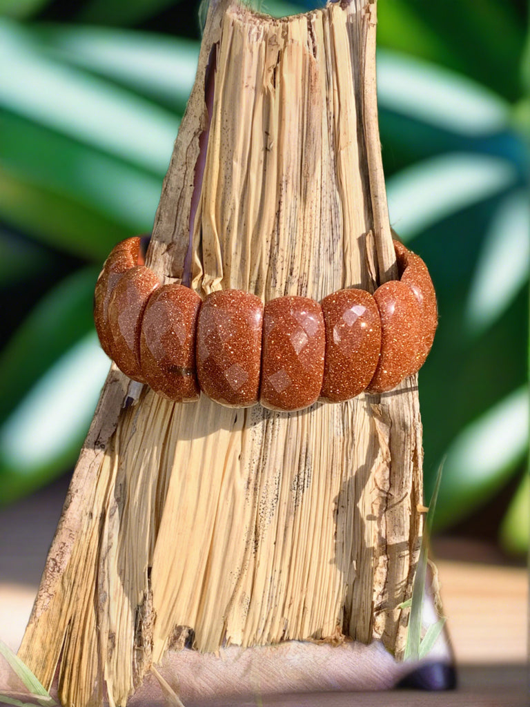 Goldstone Sparkle Stretch Bracelet