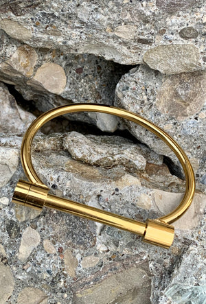 Arm Candy By Eye Candy Los Angeles Melanie Titanium Screw Cuff Bracelet