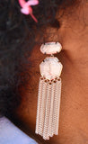 Kendra Scott "Tae" White Howlite Stone Drop Earrings