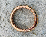 Kate Spade New York Rose Gold Pave Sliced Scallops Stretch Bracelet
