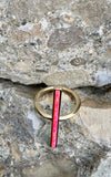 Kendra Scott "Reggie" Hot Pink Opal Gold Cocktail Ring Size 8