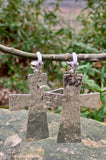Dangle Cross Statement Earrings