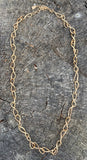 Robert Lee Morris Soho Gold Twist Link Strand Necklace