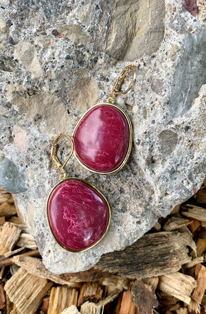 Jasper Drop Earrings