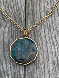 "Not Your Everyday" Apatite Pendant Necklace