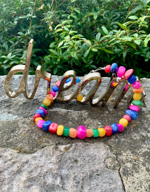 "Colors of Joy" Multi-Gemstone Choker Necklace