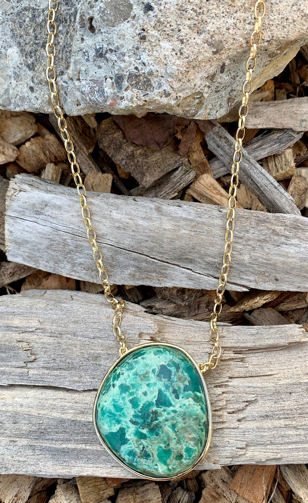 Vince Camuto Jasper Pendant Necklace