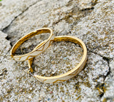 Vince Camuto Chevron Off White & Gold Enameled Large Hoop Earrings