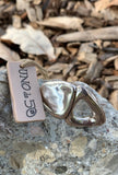 Corazon Parto Broken Irregular Metal Heart Ring Size 7.5