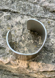 Sole Society Brushed Silver Cuff Bracelet