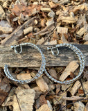Vince Camuto Twisted Cross Hoop Clip-On Earrings