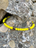 Alex and Ani Yellow Balance Beaded Bangle Bracelet