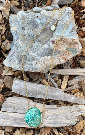 Vince Camuto Jasper Pendant Necklace