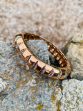 Kate Spade New York Rose Gold Pave Sliced Scallops Stretch Bracelet