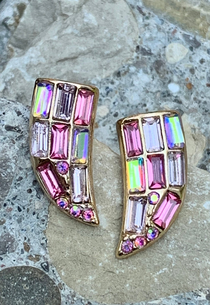 Welcome To The Jungle Multi-Color Beak Stud Earrings