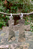 Dangle Cross Statement Earrings