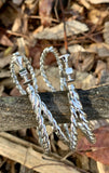 Vince Camuto Twisted Cross Hoop Clip-On Earrings