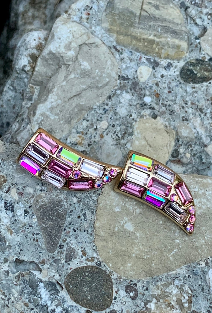 Welcome To The Jungle Multi-Color Beak Stud Earrings