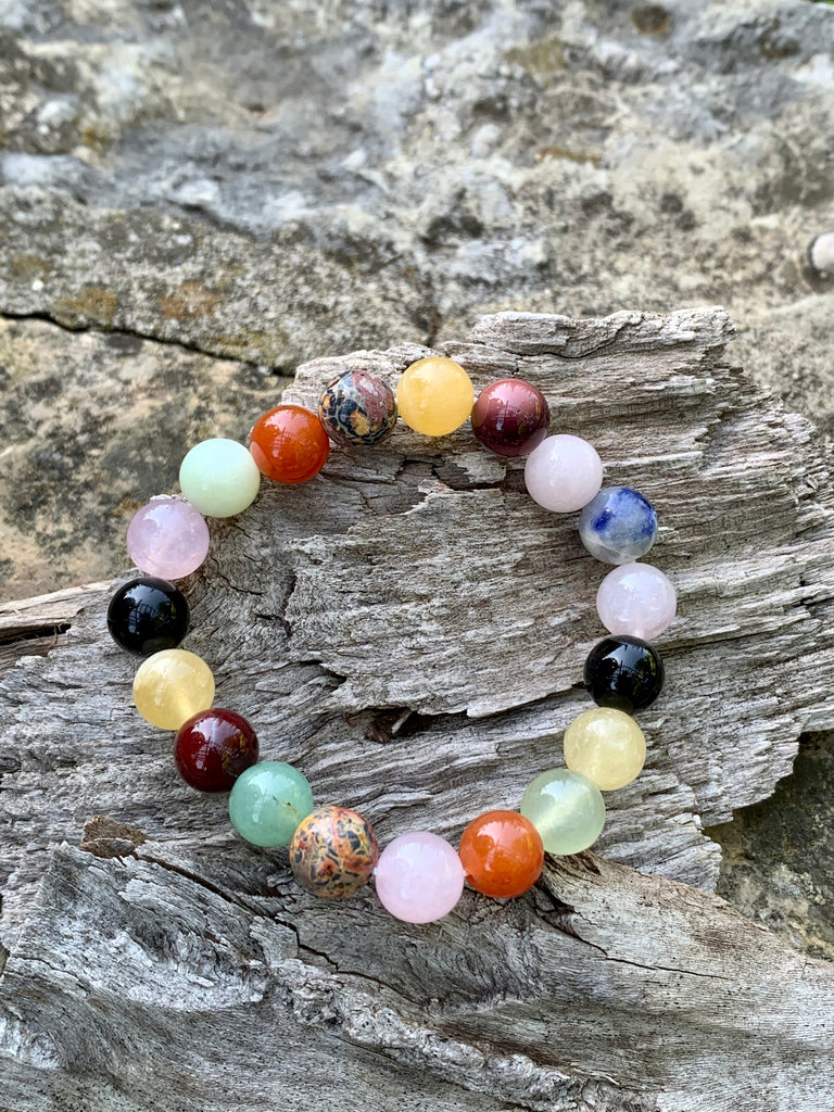 Multi-Color Gemstone Bracelet