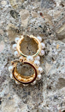 Mini Pearl Hoop Earrings
