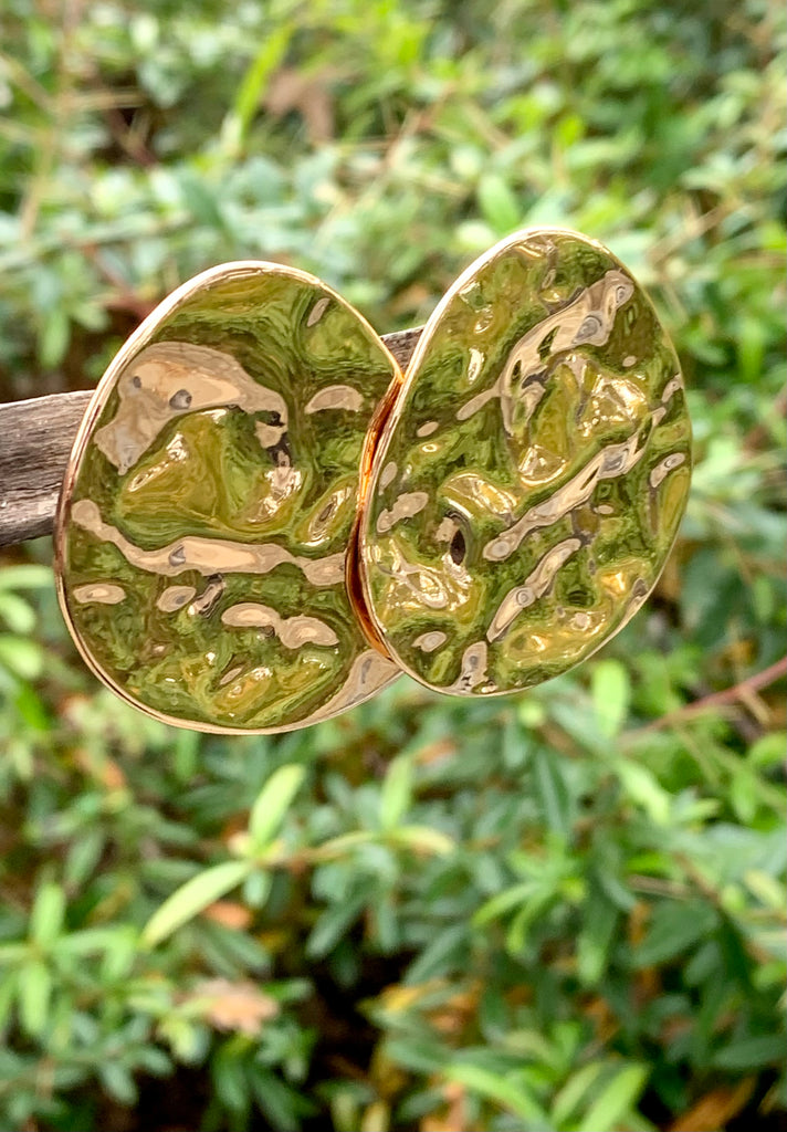 Gold Abstract Sculptural Post Warrings