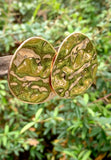 Gold Abstract Sculptural Post Warrings