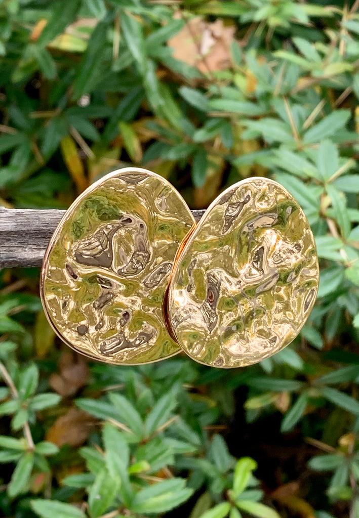 Gold Abstract Sculptural Post Warrings