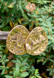Gold Abstract Sculptural Post Warrings