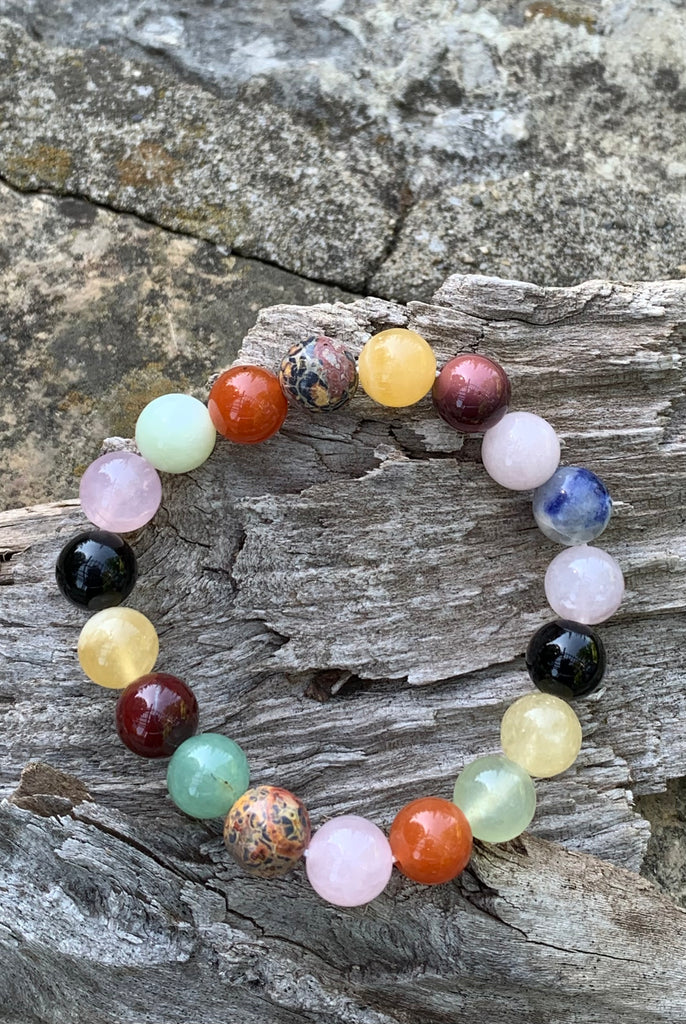 Multi-Color Gemstone Bracelet