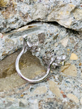 Swarovski Louison Open Leaves Ring