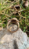 Black Onyx & Bronze Hall of Fame Ring Size 9