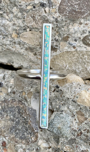 Kendra Scott "Reggie" Mint Opal Gold Cocktail Ring