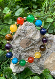 Multi-Color Gold & Gemstone Bracelet