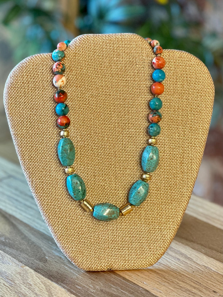 Enchanted Rock Ocean Jade Necklace