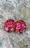 Kate Spade New York Red Brilliant Baguette Statement Stud Earrings