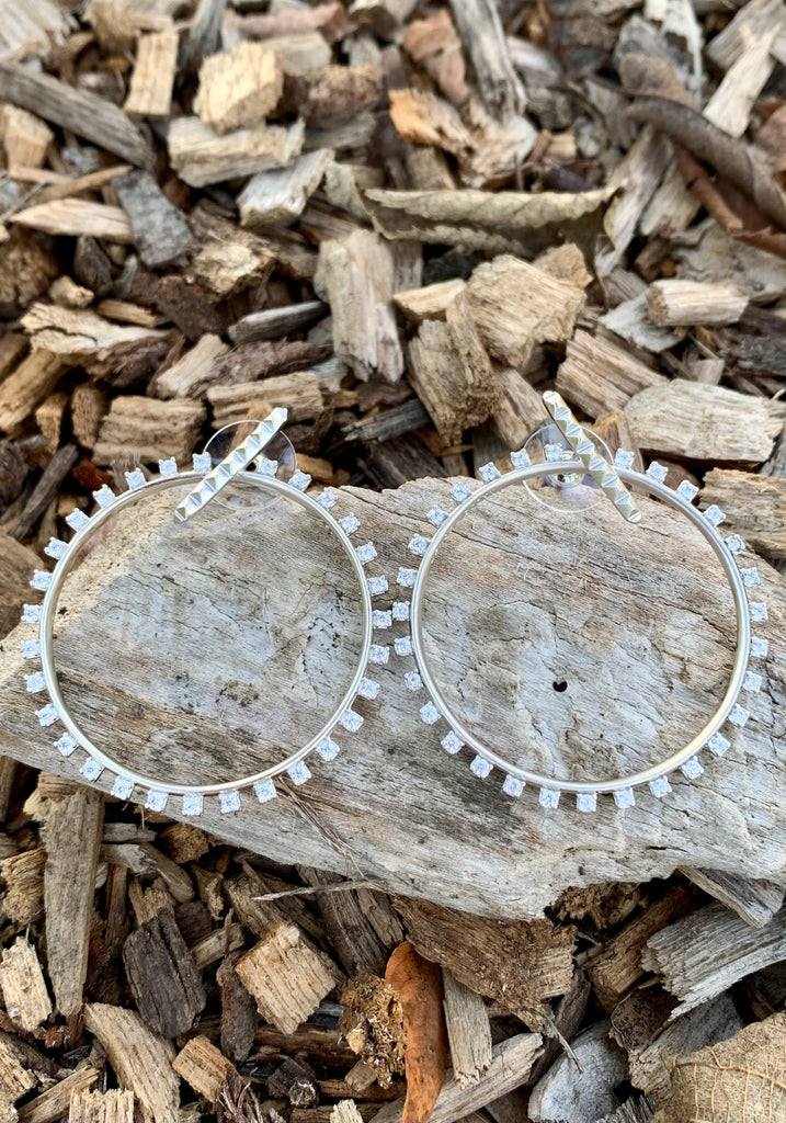 Kendra Scott Silver Charlie Grace Earrings