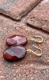 Bronze & Jasper Drop Earrings
