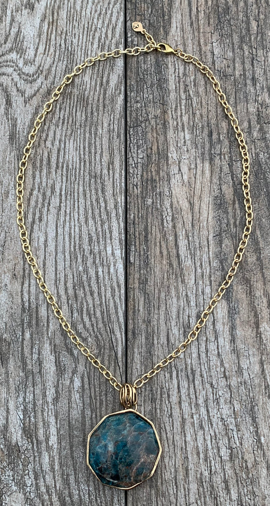 "Not Your Everyday" Apatite Pendant Necklace